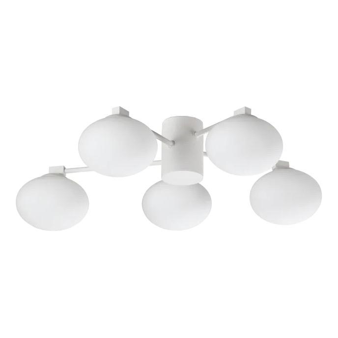 Ideal Lux - LED Pinnale kinnitatav lühter HERMES 5xG9/3W/230V d. 60 cm valge
