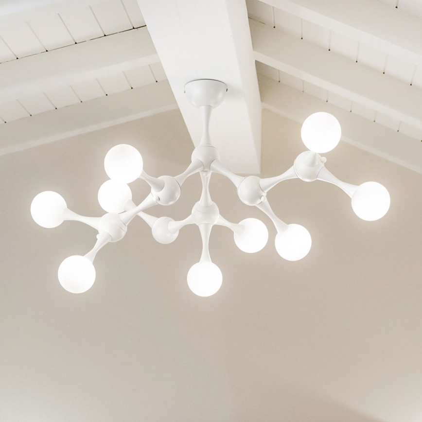 Ideal Lux - LED Pinnale kinnitatav lühter NODINO 9xG9/3W/230V valge