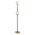 Ideal Lux - LED põrandalamp BLOOM 2xLED/5,5W/230V CRI 90 kuldne/suitsune beež