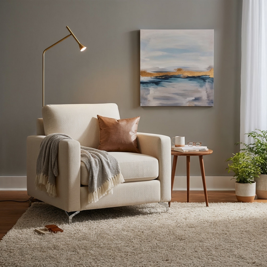 Ideal Lux - LED Põrandalamp DIESIS LED/4,5W/230V CRI 95 kuldne