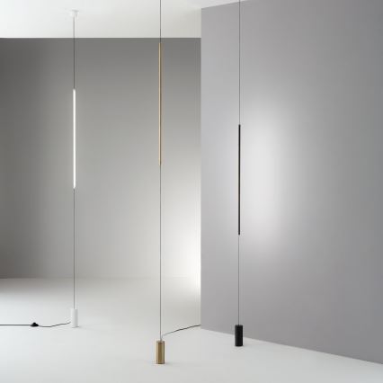 Ideal Lux - LED Põrandalamp FILO LED/14W/230V 2700K CRI 90 messing
