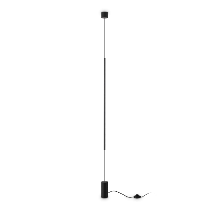 Ideal Lux - LED Põrandalamp FILO LED/14W/230V 2700K CRI 90 must