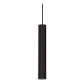 Ideal Lux - LED-ripats kaablil LOOK 1xGU10/7W/230V CRI 90, läbimõõt 6 cm, must