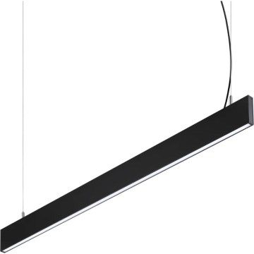 Ideal Lux - LED-ripatslühter kaabliga STEEL LED/29W/230V 4000K CRI 90 120 cm must