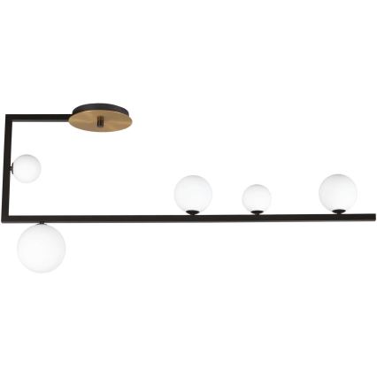 Ideal Lux - LED Ripplühter BIRDS 5xG9/3W/230V must/kuldne