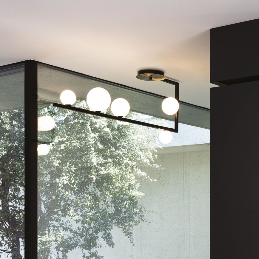 Ideal Lux - LED Ripplühter BIRDS 5xG9/3W/230V must/kuldne