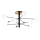Ideal Lux - LED Ripplühter COSMOPOLITAN 10xG9/3W/230V d. 124 cm must