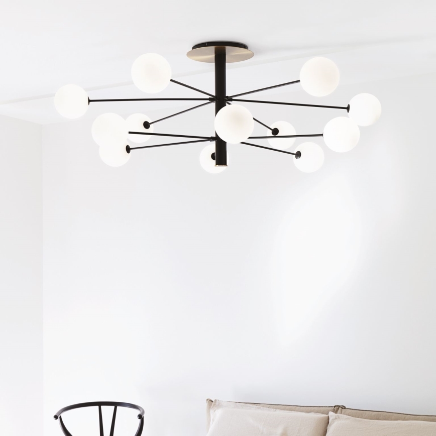 Ideal Lux - LED Ripplühter COSMOPOLITAN 12xG9/3W/230V d. 145 cm must