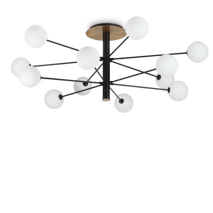 Ideal Lux - LED Ripplühter COSMOPOLITAN 12xG9/3W/230V d. 145 cm must