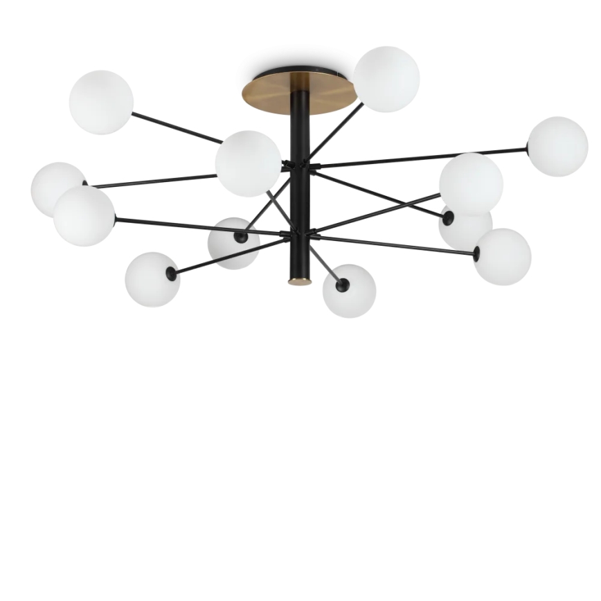 Ideal Lux - LED Ripplühter COSMOPOLITAN 12xG9/3W/230V d. 145 cm must