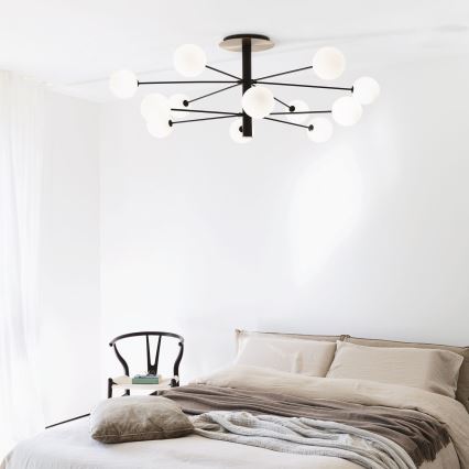 Ideal Lux - LED Ripplühter COSMOPOLITAN 12xG9/3W/230V d. 145 cm must