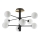 Ideal Lux - LED Ripplühter COSMOPOLITAN 8xG9/3W/230V d. 64 cm must