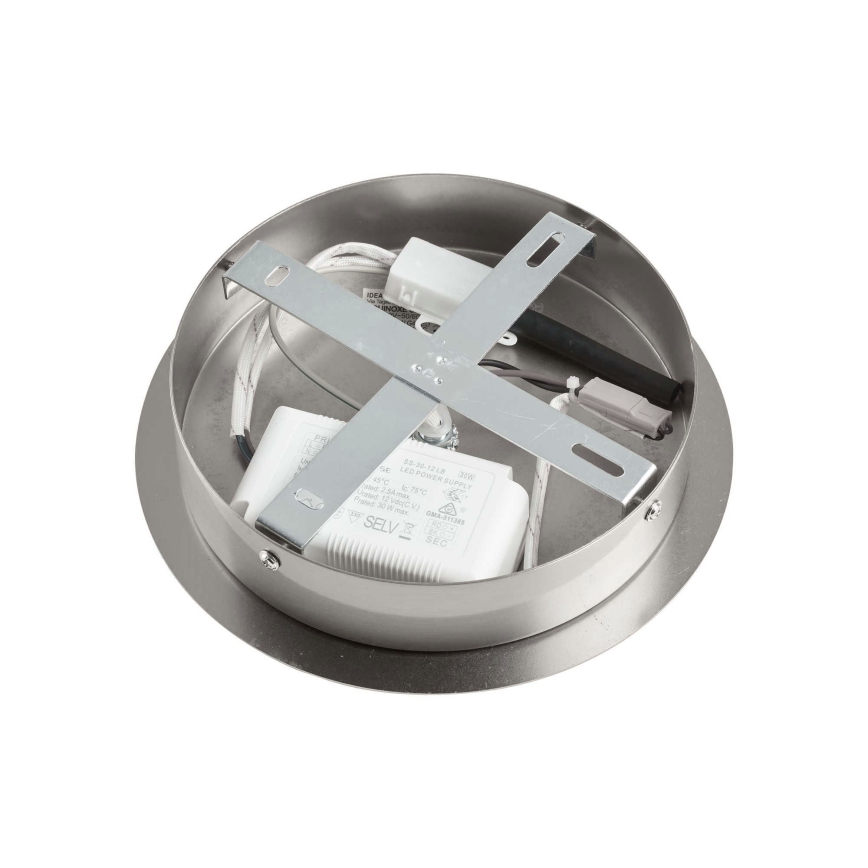 Ideal Lux - LED Ripplühter EQUINOXE 12xG4/2W/230V d. 124 cm läikiv kroom/läbipaistev
