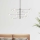 Ideal Lux - LED Ripplühter EQUINOXE 12xG4/2W/230V d. 124 cm läikiv kroom/läbipaistev
