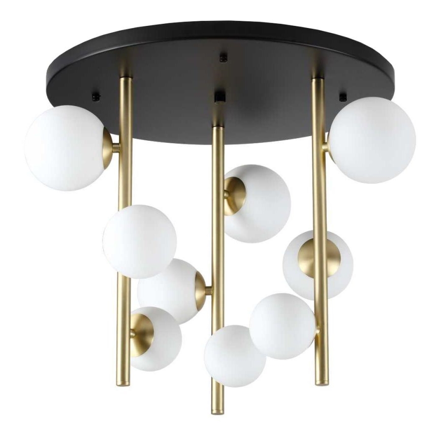 Ideal Lux - LED Ripplühter PERLAGE 9xG9/3W/230V d. 55 cm kuldne/valge