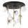 Ideal Lux - LED Ripplühter PERLAGE 9xG9/3W/230V d. 55 cm kuldne/valge