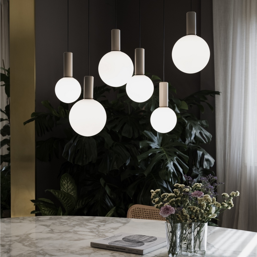Ideal Lux - LED rippvalgusti kaabliga ODEON LED/39W/230V CRI 90 beež/valge