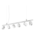 Ideal Lux - LED-rippvalgusti kaablil DYNAMITE 6xGU10/7W/230V CRI 90 valge