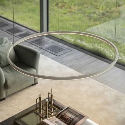 Ideal Lux - LED-lühter riputuskaabliga ORACLE SLIM LED, 29 W, 230 V, 2700 K, CRI 90, läbimõõt 50 cm, valge