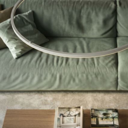 Ideal Lux - LED-lühter riputuskaabliga ORACLE SLIM LED, 29 W, 230 V, 2700 K, CRI 90, läbimõõt 50 cm, valge