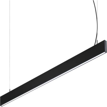 Ideal Lux - LED-rippvalgusti kaablil STEEL LED/29W/230V 3000K CRI 90 120 cm must