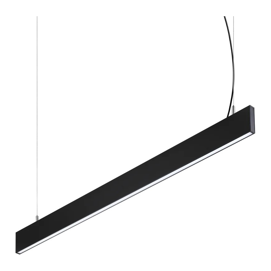 Ideal Lux - LED-rippvalgusti kaablil STEEL LED/29W/230V 3000K CRI 90 120 cm must