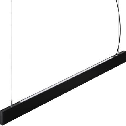 Ideal Lux - LED-rippvalgusti kaablil STEEL LED/29W/230V 3000K CRI 90 120 cm must