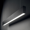Ideal Lux - LED-rippvalgusti STEEL terasnööriga LED/29W/230V 4000K CRI 90 120 cm must