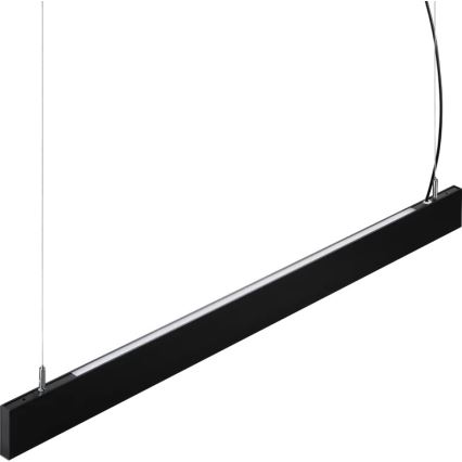 Ideal Lux - LED-rippvalgusti STEEL terasnööriga LED/29W/230V 4000K CRI 90 120 cm must
