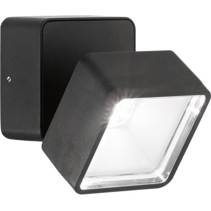 Ideal Lux - LED seinale paigaldatav välisvalgusti OMEGA LED/7W/230V CRI 90 IP54 pruun