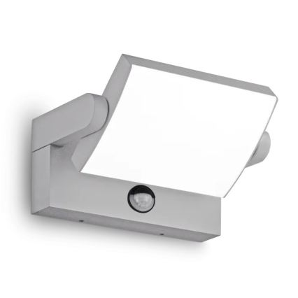 Ideal Lux - LED välisseinavalgusti SWIPE anduriga LED/21W/230V CRI 90 IP54 hall