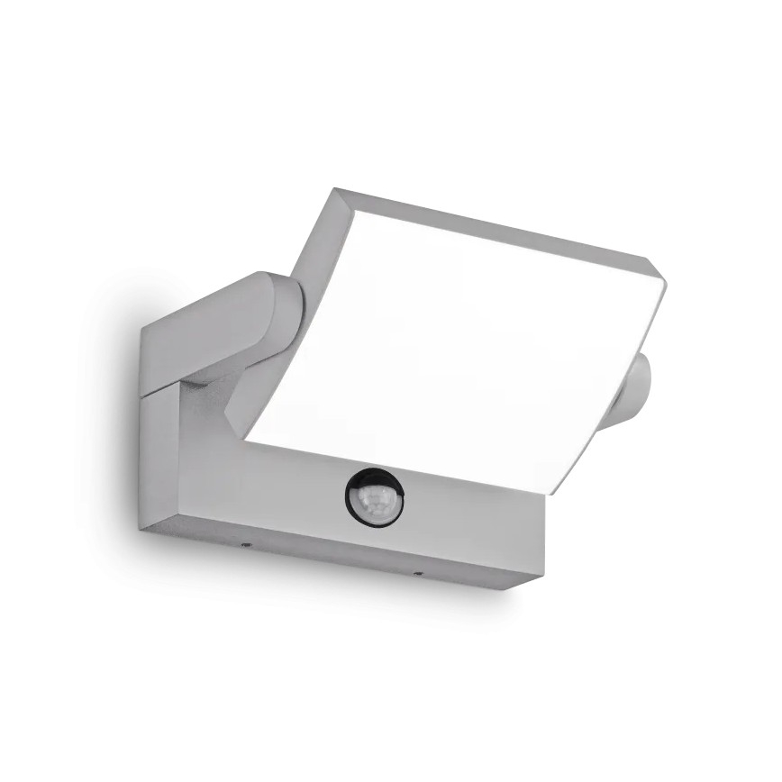 Ideal Lux - LED välisseinavalgusti SWIPE anduriga LED/21W/230V CRI 90 IP54 hall