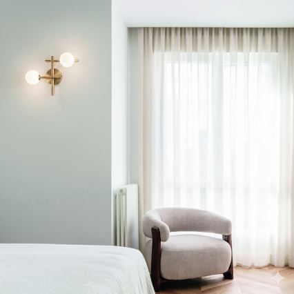 Ideal Lux - LED seinavalgusti ATLAS 2xG9/3W/230V kuldne