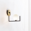 Ideal Lux - LED Seinavalgusti BIRDS 1xG9/3W/230V must/kuldne