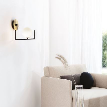 Ideal Lux - LED Seinavalgusti BIRDS 1xG9/3W/230V must/kuldne