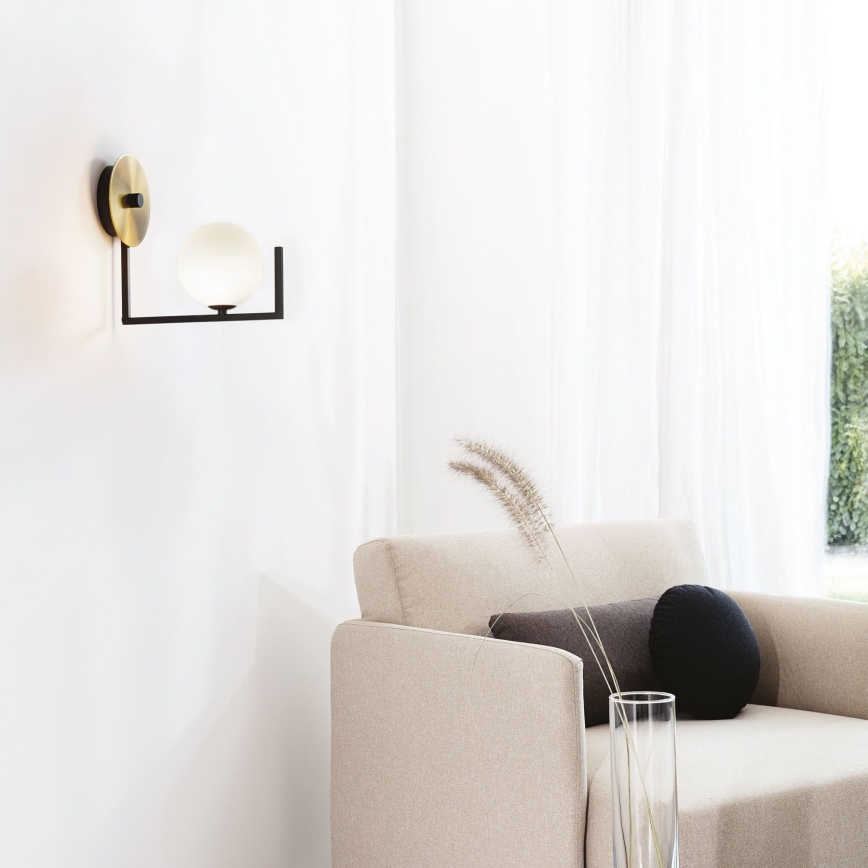Ideal Lux - LED Seinavalgusti BIRDS 1xG9/3W/230V must/kuldne