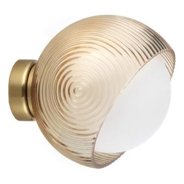 Ideal Lux - LED-seinavalgusti BLOOM 1xE27/42W/230V kuldne/suitsune beež