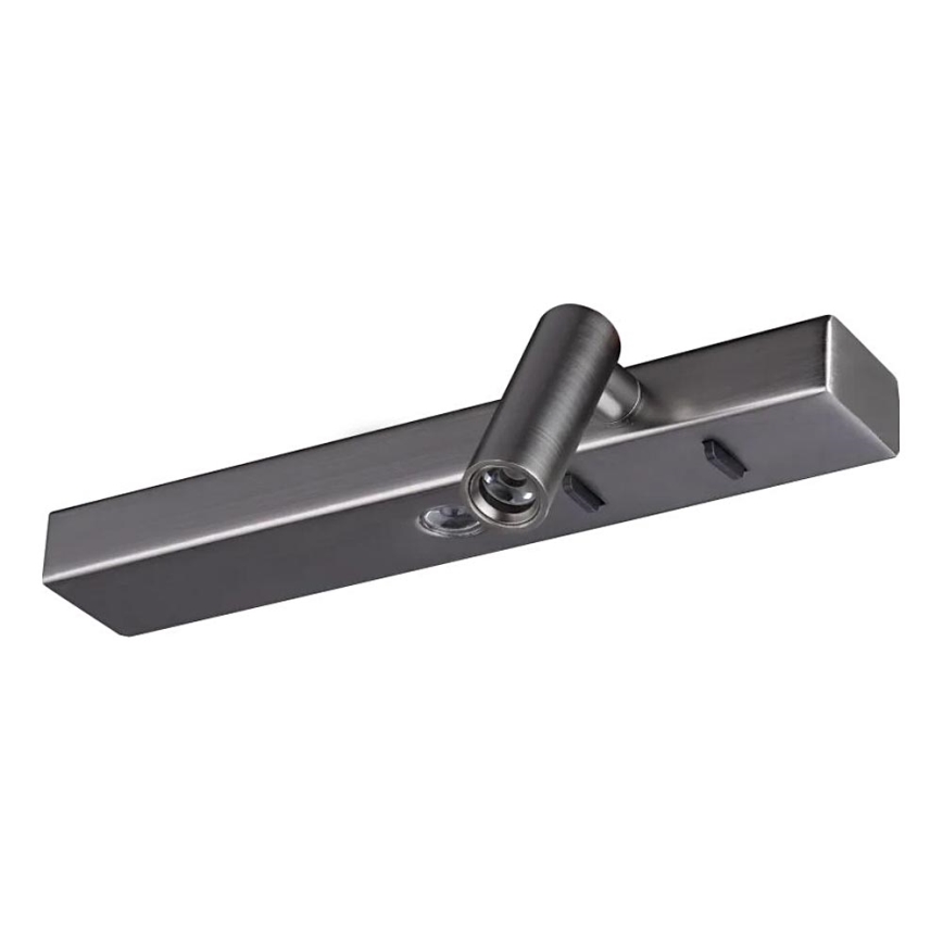 Ideal Lux - LED Seinavalgusti BONNE 2xLED/6,5W/230V CRI 90 läikiv kroom