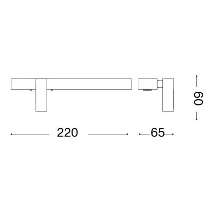 Ideal Lux - LED seinavalgusti BONNE LED/6,5W/230V CRI 90 mattkroom