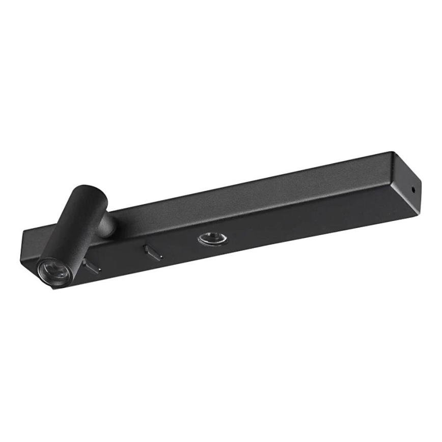 Ideal Lux - LED Seinavalgusti BONNE LED/6,5W/230V CRI 90 must