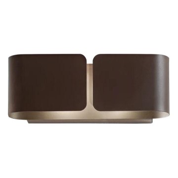 Ideal Lux - LED Seinavalgusti CLIP 2xG9/3W/230V pruun