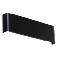 Ideal Lux - LED Seinavalgusti DELTA LED/10W/230V 3000K 30 cm CRI 90 must