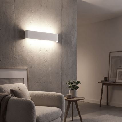 Ideal Lux - LED Seinavalgusti DELTA LED/10W/230V 4000K 30 cm CRI 90 valge