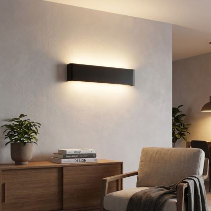 Ideal Lux - LED Seinavalgusti DELTA LED/14W/230V 3000K 41 cm CRI 90 must