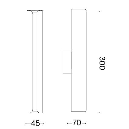 Ideal Lux - LED seinavalgusti DORICA LED/8,5W/230V CRI 90 kuldne