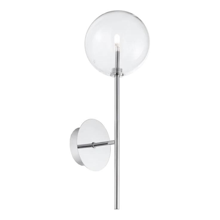 Ideal Lux - LED Seinavalgusti EQUINOXE 1xG4/2W/230V läikiv kroom/läbipaistev