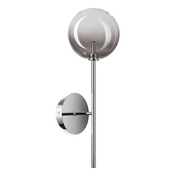 Ideal Lux - LED Seinavalgusti EQUINOXE 1xG4/2W/230V läikiv kroom/suitsune