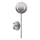 Ideal Lux - LED Seinavalgusti EQUINOXE 1xG4/2W/230V läikiv kroom/suitsune