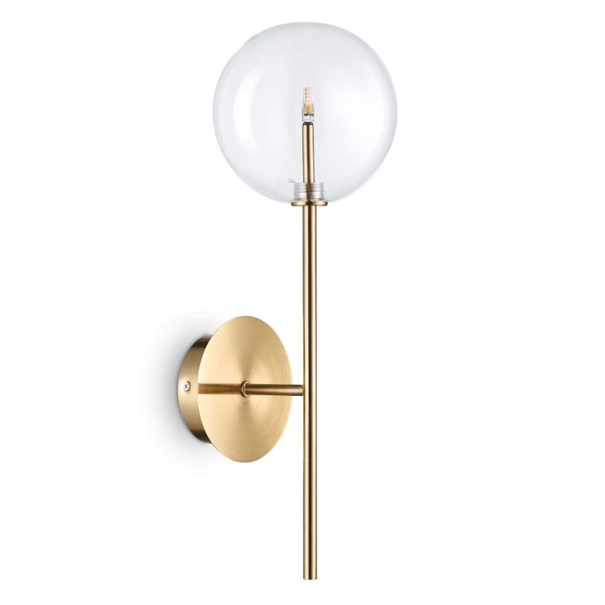 Ideal Lux - LED Seinavalgusti EQUINOXE 1xG4/2W/230V messing/läbipaistev