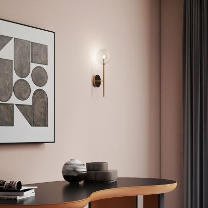 Ideal Lux - LED Seinavalgusti EQUINOXE 1xG4/2W/230V messing/läbipaistev
